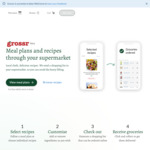 Meal Plans and Recipes Auto-Shopped through the Supermarket - Free while in Beta @ Grossr.com