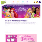 Win a Disney Princess Prize Pack @ Planet Fun