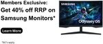 40% off RRP on Select Samsung Monitor Models @ Samsung NZ via Samsung Members App