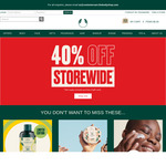 40% off Storewide and Further 40% off Clearance + $4.95 Delivery @ The Body Shop