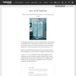 Win a DIY Self-Install Showerdome Kit (Valued at $309) from Habitat by Resene