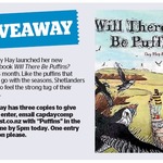 Win 1 of 3 Copies of Will There Be Puffins? from The Dominion Post