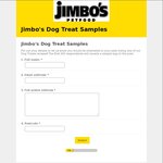 Free Jimbos Dog Treat Sample