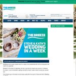 Win a Wedding Inc Reception, Rings, Ceremony, Dresses etc. from The Breeze