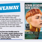 Win a Double Pass to The Wellington Association of Regional Hairdressers Hair Stylist of The Year Competition from The Dom Post