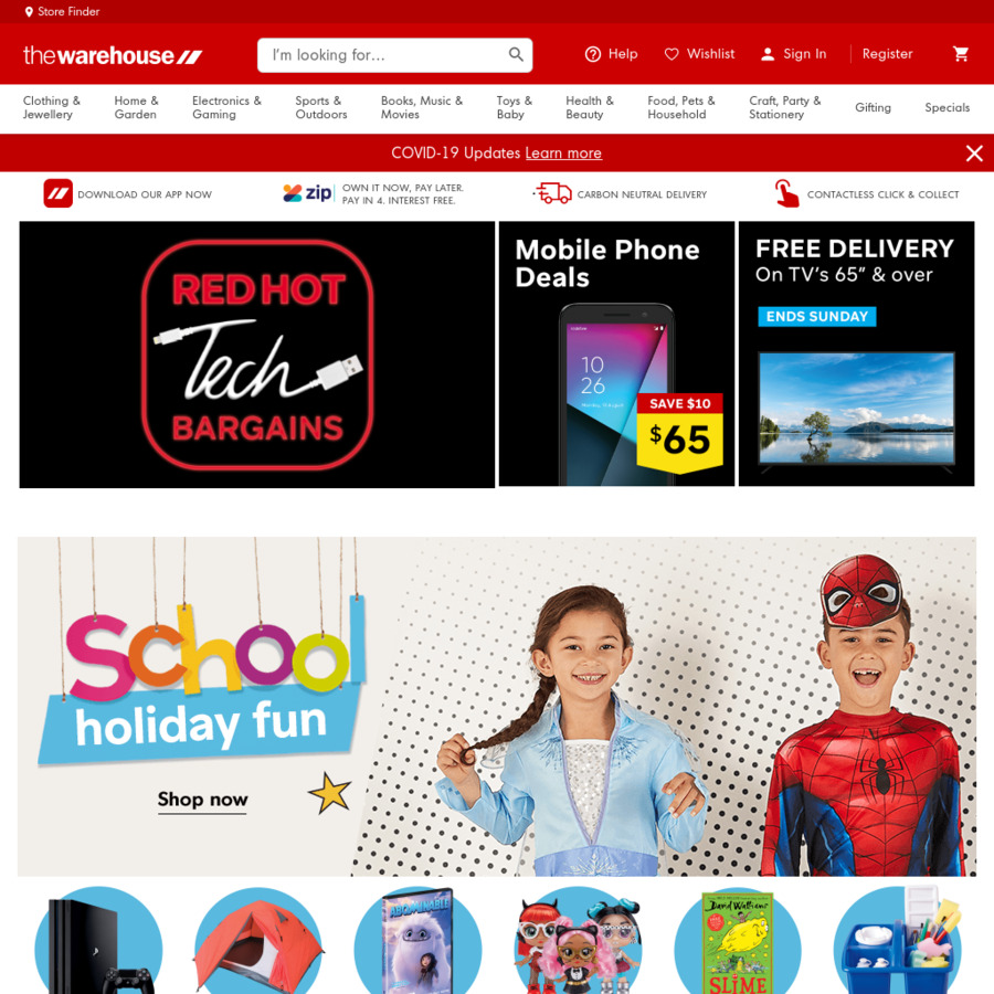 The Warehouse Free Shipping Code ChoiceCheapies