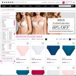 Bendon 72 Hour Flash Sale - 60% Off Favourites, Undies from $5.18, Bras From $11.98 + Shipping