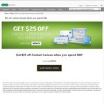 Specsavers - $25 off $99 or $50 off $199 Contact Lens Orders + $10 Shipping