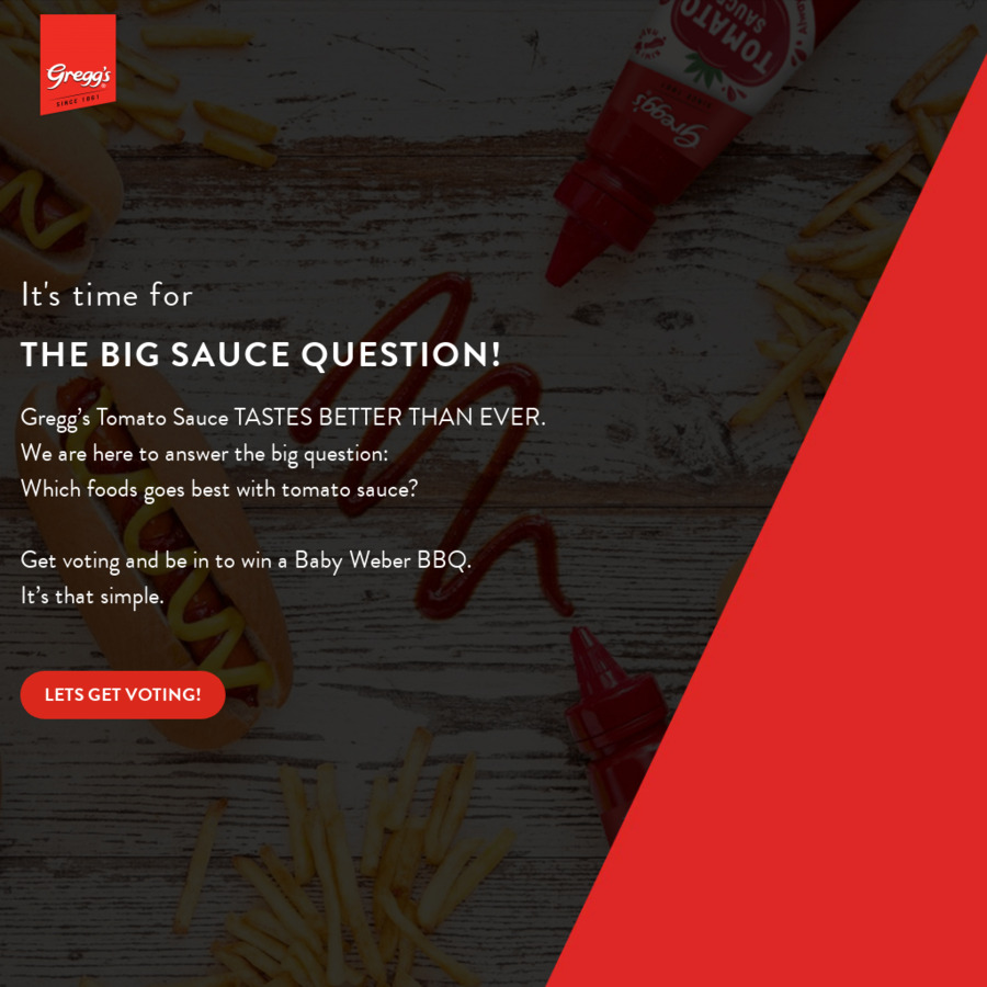 Win a er Baby Q Premium BBQ and a Sauces Pack Gregg's Sauces ChoiceCheapies Competitions