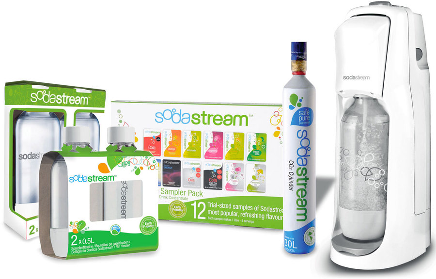 SodaStream 'jet' Mega Starter Pack 84 w/ Promo Code Harvey Norman