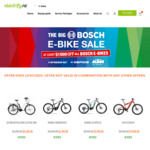 At Least $1000 off All Bosch Powered Electric Bikes from KTM, Haibike & Gepida @ Electrify NZ