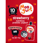 Moogurt Kids Yoghurt Suckies 10x 70g $4.99 (Was $12.89) @ PAK'n SAVE Papanui (Christchurch)