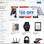 $20 Free eBay Credit @ Participating Stores