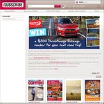 Win a $500 Self-Drive Voucher with DriveAway Holidays from Isubscribe