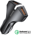 Baseus Qualcomm QC 3.0 Dual USB Car Phone Charger Quick Charger $10.29 NZD Delivered (Was $20.7 NZD) @ eSkybird