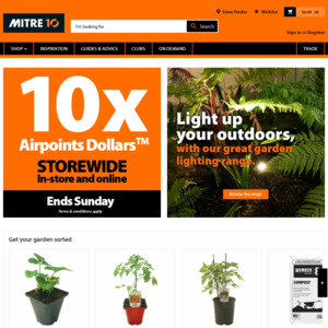 10x Airpoints At Mitre 10 Choicecheapies