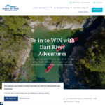Sign up to win 2x Adult Dart River Adventure Funyak passes & $1,000 travel voucher @ Dart River