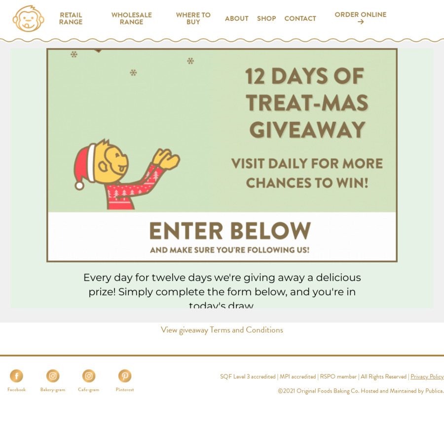 Win 12 Days Of Treat Mas Giveaways Original Foods ChoiceCheapies win-12-days-of-treat-mas-giveaways-original-foods-choicecheapies
