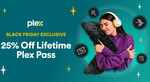 25% off Lifetime Plex Pass $146.25 @ Plex