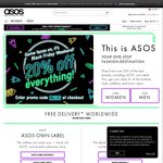 20% off Everything (Including Sale Items) at ASOS