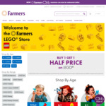 Buy 1 Get 1 Half Price on LEGO @ Farmers