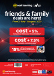 Friends & Family Offer: Cost +5%, Cost +7.5% on Selected Brands (Exclusions Apply) @ Noel Leeming
