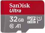 Sandisk Ultra A1 32GB Micro SD Card for $17 at Warehouse Stationery