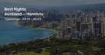 Auckland to Honolulu, Hawaii from $617 Return on Hawaiin Airlines (Feb-Mar 2019) @ BeatThatFlight