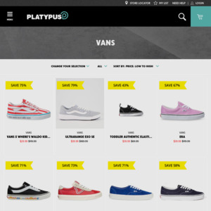 vans platypus sale