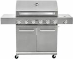 Gascraft Stainless 6 Burner BBQ with Side Burner $414.00 Delivered (or $399 + $20 Click/Collect) @ The Warehouse (App)