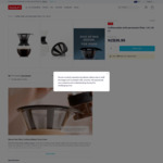 Pour Over Coffee Maker with Permanent Filter (1.0L) $33.25 + $10 Shipping (Free over $70) @ Bodum
