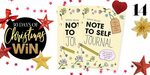 Win 1 of 8 Note to Self Journal by Rebekah Ballagh from Mindfood