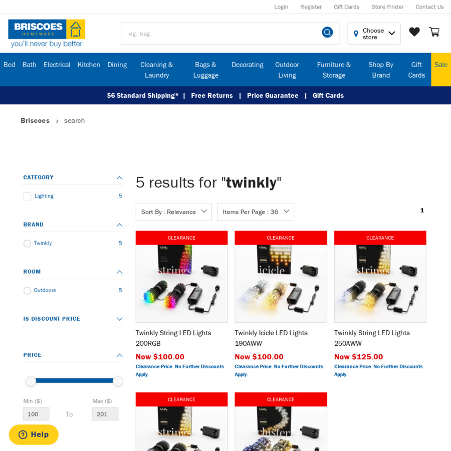 Twinkly Xmas Lights on Clearance (Over 50 off, Now 100200