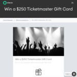 Win a $250 Ticketmaster Gift Card @ One (Formerly Vodafone, Customers Only)