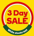 Woolworths Three Day Sale Products Sorted by Discount % Compared to Last Week's Prices