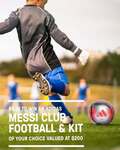 Win an adidas Messi Club Football + Football Kit (Worth $200) from The Boundary
