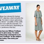 Win a Wilson Trollope Dusk Dress from The Dominion Post