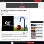 Win a Greens Tapware Home Renovation Starter Kit (Valued at $400ea) from Radio Sport NZ