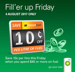 Save 10c/Litre on Fuel at BP (Min Spend $40) @ AA Smartfuel (Friday 3/8)