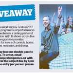 Win a Double Pass to The New Zealand Improv Festival from The Dominion Post (Wellington)