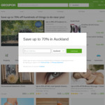 5% to 30% off Sitewide (Max $40 Discount), Unlimited Number of Redemptions @ Groupon NZ