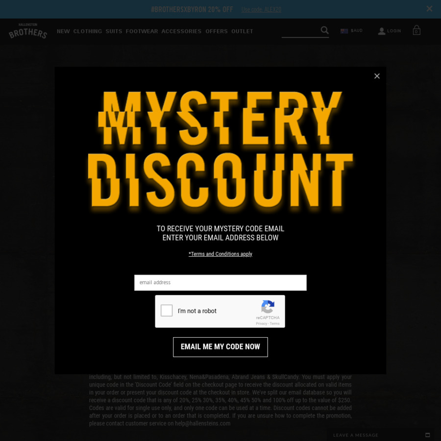 20100 off Hallenstein Brothers ChoiceCheapies