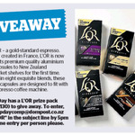 Win a L'OR Prize Pack from The Dominion Post