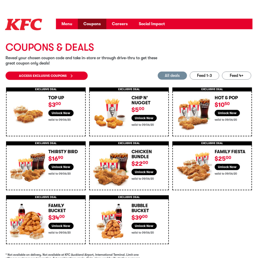 kfc coupons valid till 090620 choicecheapies