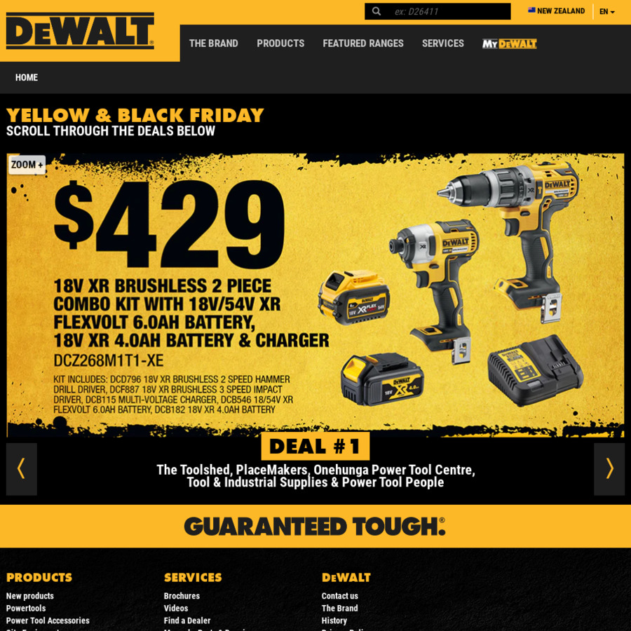 Dewalt Black Friday Deals Hammer & Impact Drills Kit 429, Hammer