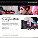 Win a PlayStation 4 Console, PS Vita, InFamous Games + InFamous Merchandise from Sony