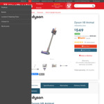 Dyson V8 Animal Cordless Vacuum $549 Delivered @ Heathcotes