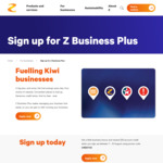 Sign Up & Receive $25 Account Credit @ Z Business Plus
