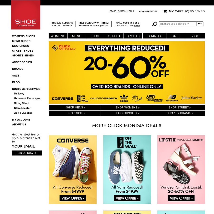 Shoe Connection - 20% - 60% off Selected Products | $5 Shoes - Click ...