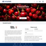 Win One of Five 5kg Cherry Packages from NZ0 @ Hyundai NZ